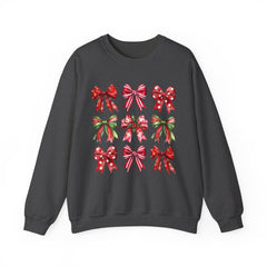 Christmas Red Bow Sweatshirt