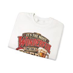 It’s the Most Wonderful Time for a Beer Crewneck Sweatshirt - Christmas