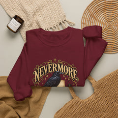 Nevermore Raven Crewneck Sweatshirt- Halloween Vibes