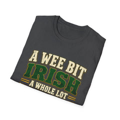 "A Wee Bit Irish, A Whole Lot Thirsty" Vintage Pub Tee St. Patrick’s Day