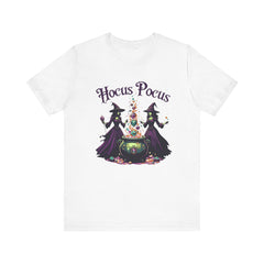 Hocus Pocus Halloween T-Shirt, Witch Tee, Unisex Halloween Shirt, Spooky Season Apparel, Costume Party Top