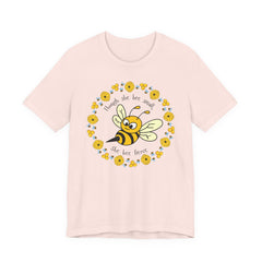 "She Bee Fierce" Unisex Jersey Short Sleeve Tee - Inspirational Bee Art Shirt