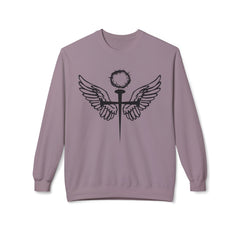Christian Cross Fleece Sweatshirt