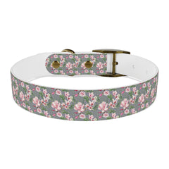 Dog Collar- Pink Flowers