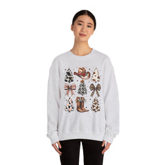 Rustic Coquette Christmas Sweatshirt