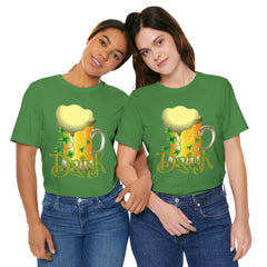 St. Patrick's Day Drink Tee - Unisex Short Sleeve T-Shirt