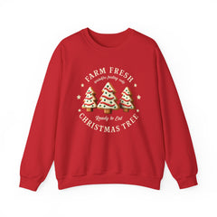 Farm Fresh Christmas Tree Sweatshirt – Cute Cookie Tree Holiday Crewneck
