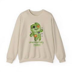 Fun Voodoo Doll Sweatshirt, Unapologetically Myself Crewneck, Cozy Gift for Halloween, Casual Wear, Self-Love Apparel