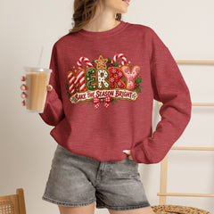 Christmas Cookie 'Make The Season Bright' Crewneck Sweatshirt