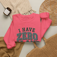 “I Have Zero Plans to Act My Age” Vintage College Graphic Sweatshirt