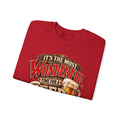 It’s the Most Wonderful Time for a Beer Crewneck Sweatshirt - Christmas