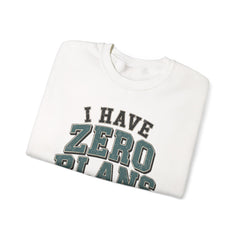 “I Have Zero Plans to Act My Age” Vintage College Graphic Sweatshirt