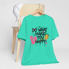 Do What Makes You Happy Tee | Unisex Jersey Short Sleeve Shirt, Positive Vibes Shirt, Gift for Friends, Uplifting Apparel, Casual [...]