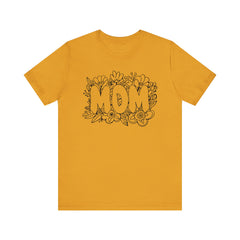 Pen & Ink Floral Mom T-Shirt - Perfect Gift for Mother's Day or New Mom