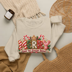 Christmas Cookie 'Make The Season Bright' Crewneck Sweatshirt