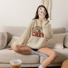 Thanksgiving Crew Sweatshirt - Vintage Turkey Family Holiday Pullover - Fall Apparel