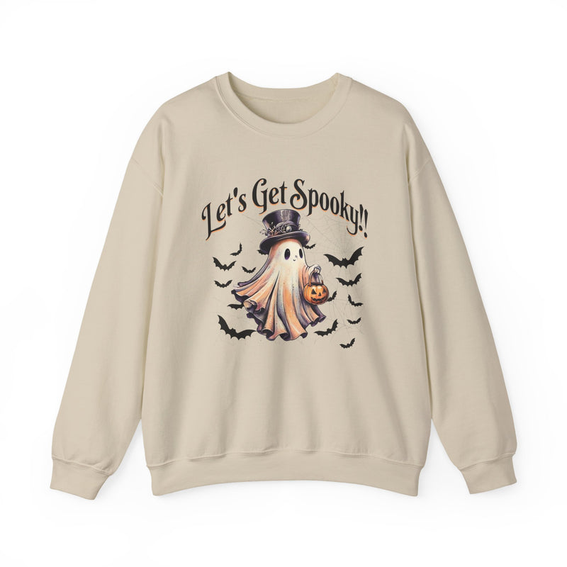 Spooky Ghost Crewneck Sweatshirt, Funny Halloween Sweatshirt, Cozy Fall Fashion, Unisex Sweater, Ghost Lover Gift