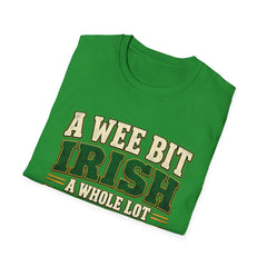 "A Wee Bit Irish, A Whole Lot Thirsty" Vintage Pub Tee St. Patrick’s Day