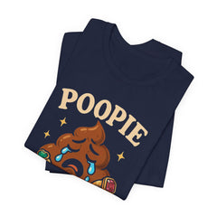 Funny Poop Doopie Emoji Tee, Quirky Graphic, Humorous Apparel, Playful Wear, Fizzing jewelry
