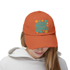Jewelry Reveal Junkie Distressed Cap | Unisex Cap for Jewelry Lovers, Vintage Style, Boho Vibe