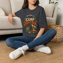 Camp Creep-It-Real T-Shirt — Welcome to Camp Halloween Graphic Tee- BP