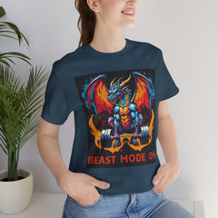 Beast mode on - Dragon – Fitness T-shirt for Gym Workouts