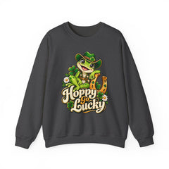 Hoppy Go Lucky Frog St. Patrick’s  Day Sweatshirt