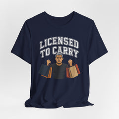 Funny Marriage License Unisex Te, License to carry