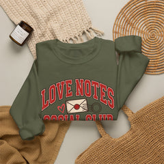 Love Notes Social Club Sweatshirt — Retro Valentine Crewneck