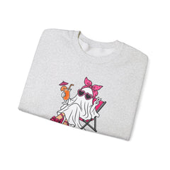 Boo-gie Bitch Ghost Crewneck Sweatshirt — Cute Retro Halloween Graphic