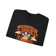 Pumpkin Spice & Paranormal Nights Crewneck Sweatshirt - Halloween