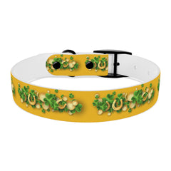 Gold Dog Collar - St Patrick's Day Horseshoe & Coin Design