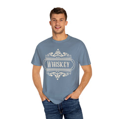 WHISKEY - Victorian label - T-shirt - Military Branches, Right to Bear Arms, American Flag