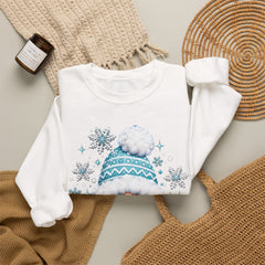 Winter Chill Sweatshirt - Cozy Unisex Crewneck with Snowy Design, Perfect for Holidays, Gifts, Snow Lovers, Warmth, Casual Style
