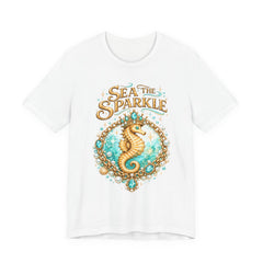 Sea the Sparkle Seahorse T-Shirt — Nautical Mermaid Beach Tee