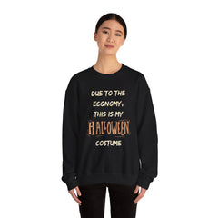 Halloween Humor Crewneck Sweatshirt, Funny Sweatshirt, Unisex Halloween Apparel, Costume Sweatshirt, Fall Fashion, Gift Idea