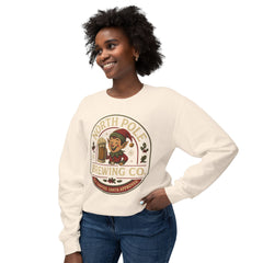 North Pole Brewing Co. Unisex Lightweight Comfort Colors Crewneck Sweatshirt - Cozy Holiday Sweatshirt, Christmas Gift, Winter Apparel, Casual Wear, [...]