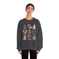 Rustic Coquette Christmas Sweatshirt