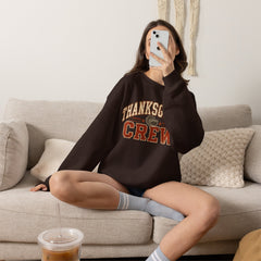 Thanksgiving Crew Sweatshirt - Vintage Turkey Family Holiday Pullover - Fall Apparel