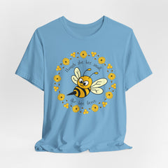 "She Bee Fierce" Unisex Jersey Short Sleeve Tee - Inspirational Bee Art Shirt