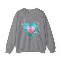 Watercolor Hearts - Valentine's Day Sweatshirt