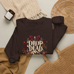 “Drop Dead Gorgeous” Gothic Hand Illustration w/rings- Jewelry Reveals