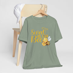 Sweet As Can Bee - Unisex Jersey Tee - Cute Bee Graphic T-Shirt