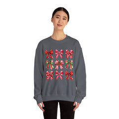 Christmas Red Bow Sweatshirt