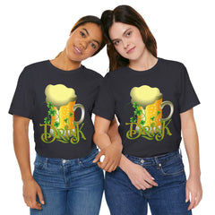 St. Patrick's Day Drink Tee - Unisex Short Sleeve T-Shirt