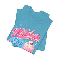 Milkshake State of Mind T-Shirt — Retro Diner Cherry Milkshake Tee