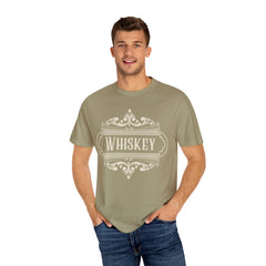 WHISKEY - Victorian label - T-shirt - Military Branches, Right to Bear Arms, American Flag