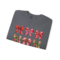Christmas Red Bow Sweatshirt