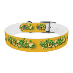 Gold Dog Collar - St Patrick's Day Horseshoe & Coin Design