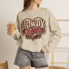 Howdy Valentine Crewneck Sweatshirt